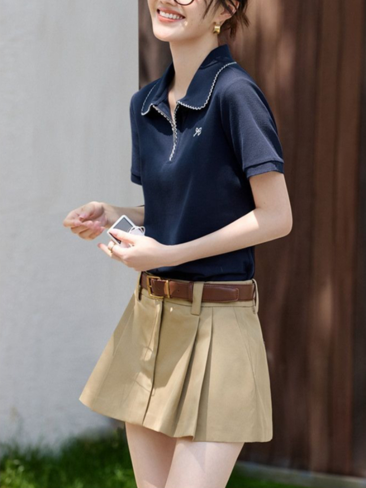 Camiseta Feminina Slim Fit que - Polo Shirt Pique avaliação e preço