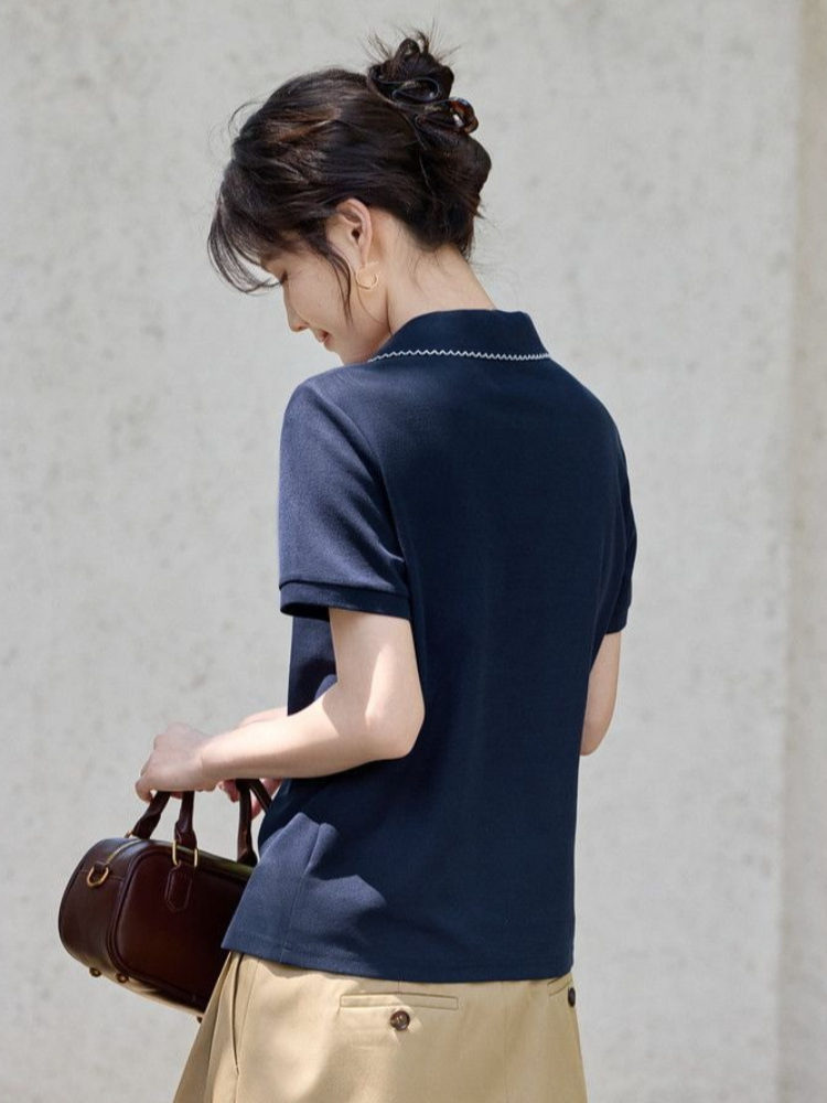 Camiseta Feminina Slim Fit que - Polo Shirt Pique avaliação e preço