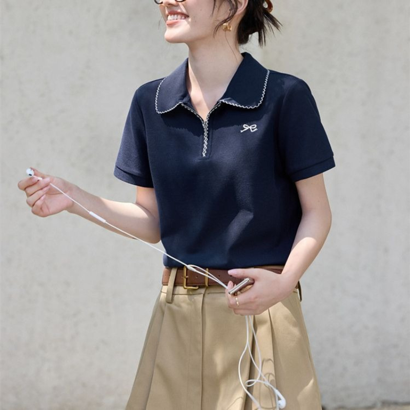 Camiseta Feminina Slim Fit que - Polo Shirt Pique avaliação e preço