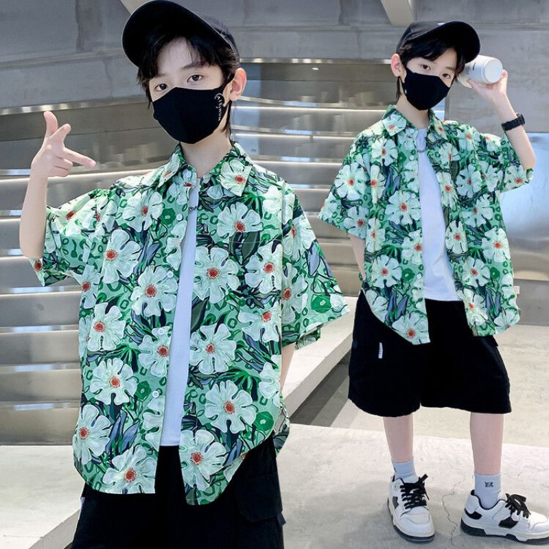 Conjunto de Camisa Floral para - Resort Shirt Floral avaliação e preço