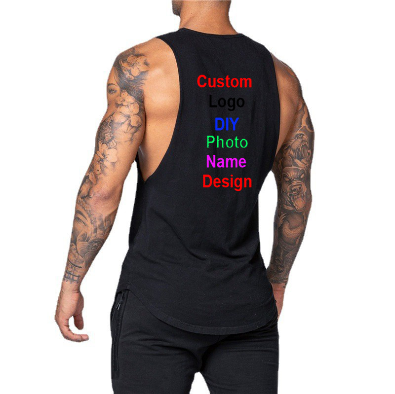 Diy logotipo personalizado mar - Tank Top Muscle avaliação e preço