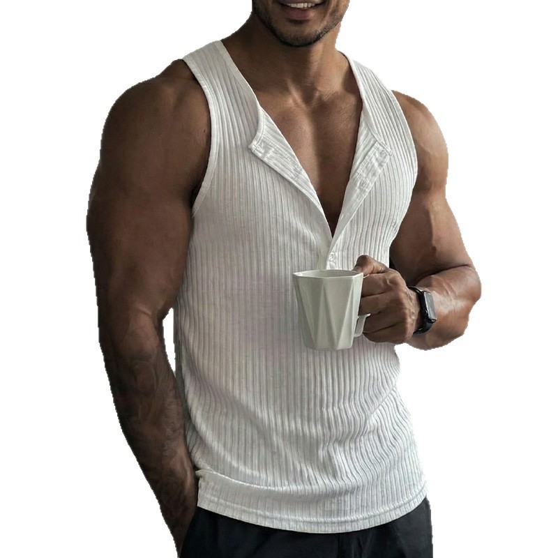 Regata Esportiva de Cor Sólida - Tank Top Muscle avaliação e preço